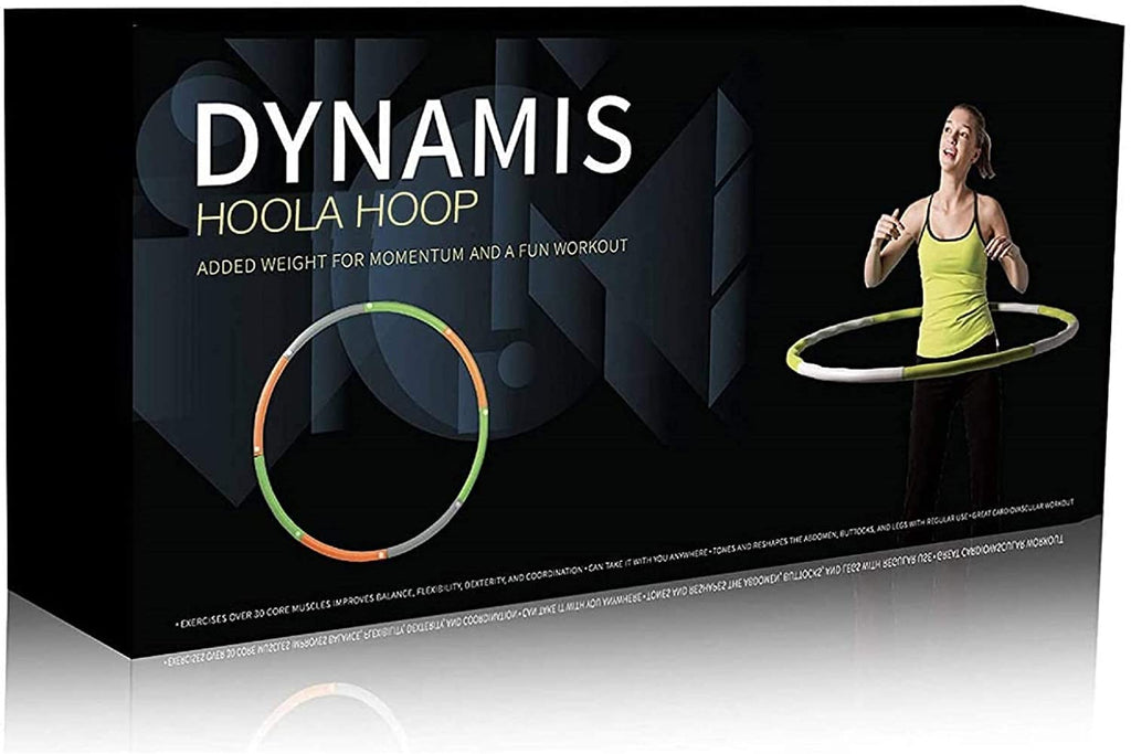 Dynamis Adjustable Weighted Hula Hoop for Weight Loss - 3.6 LB